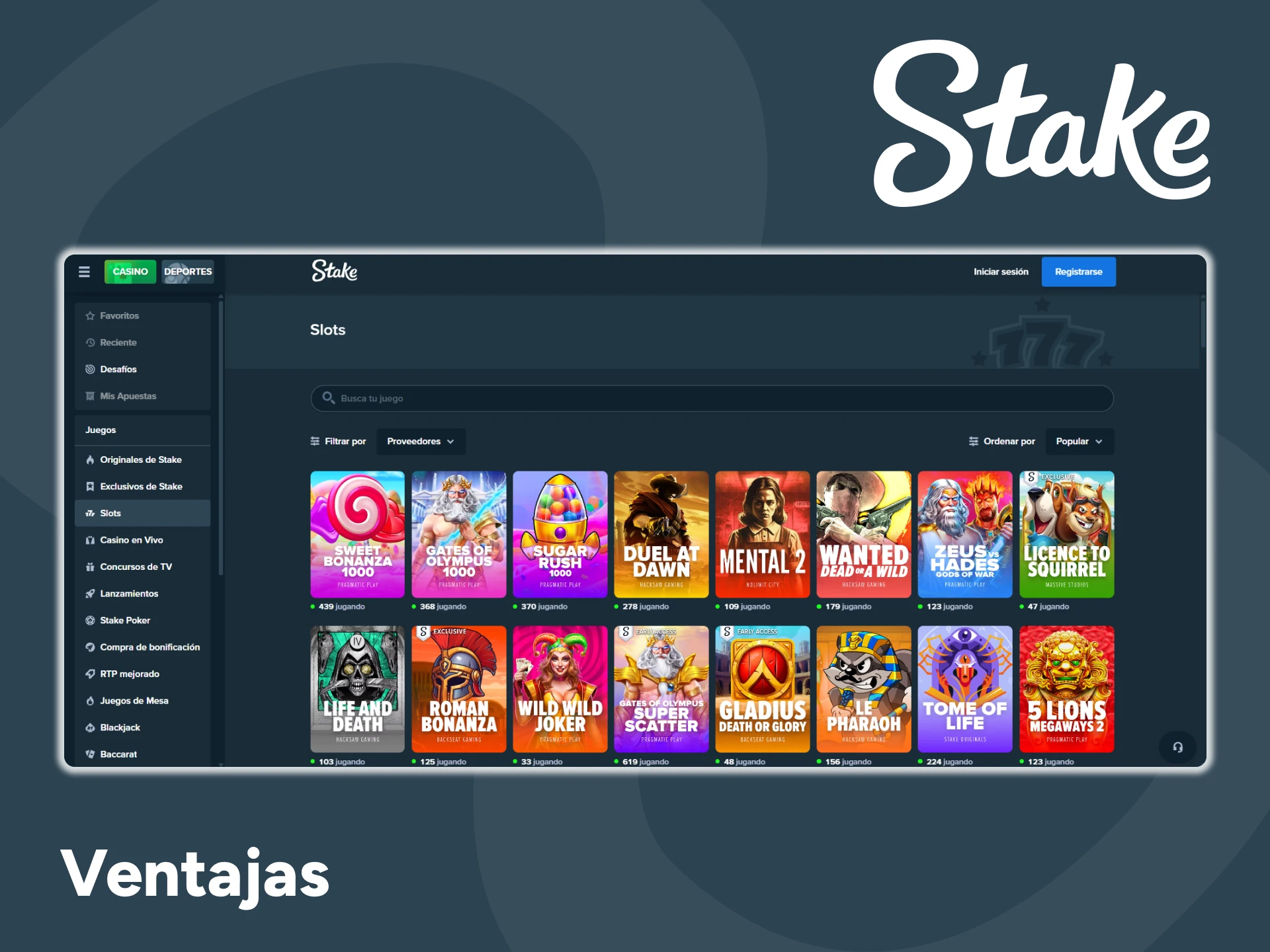 Descubre las principales ventajas de las tragamonedas Stake.